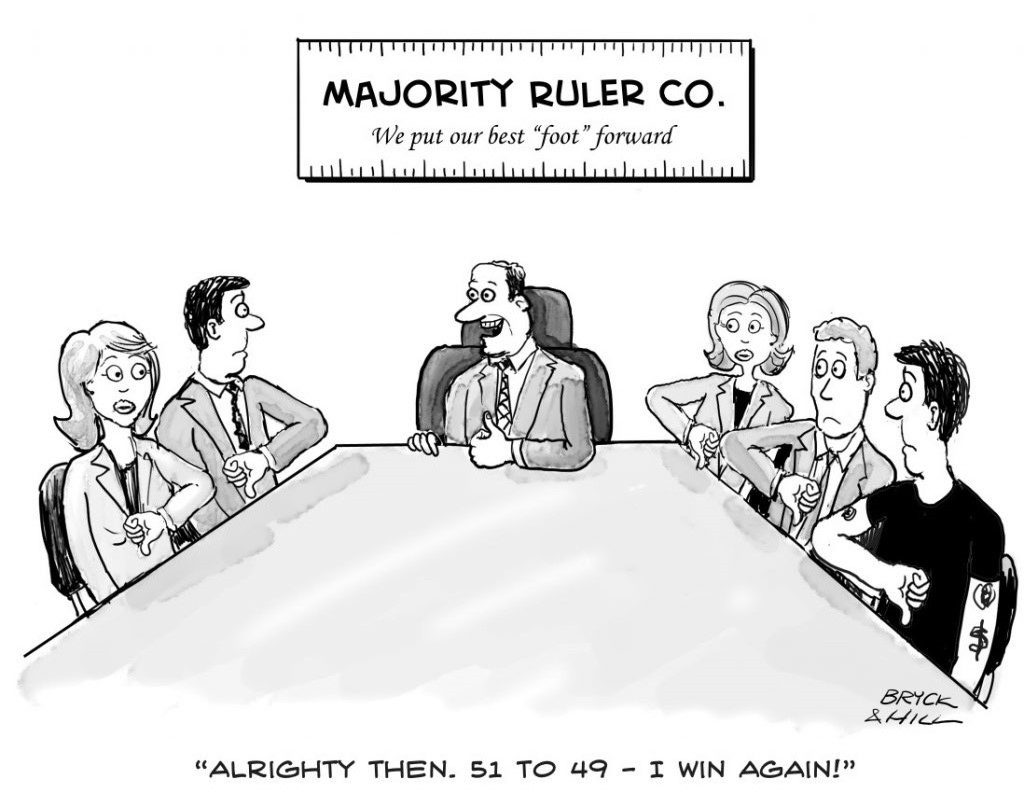 Majority Ruler Cartoon