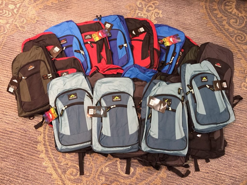 McGuire Wood & Bissette School Supply Drive Backpacks