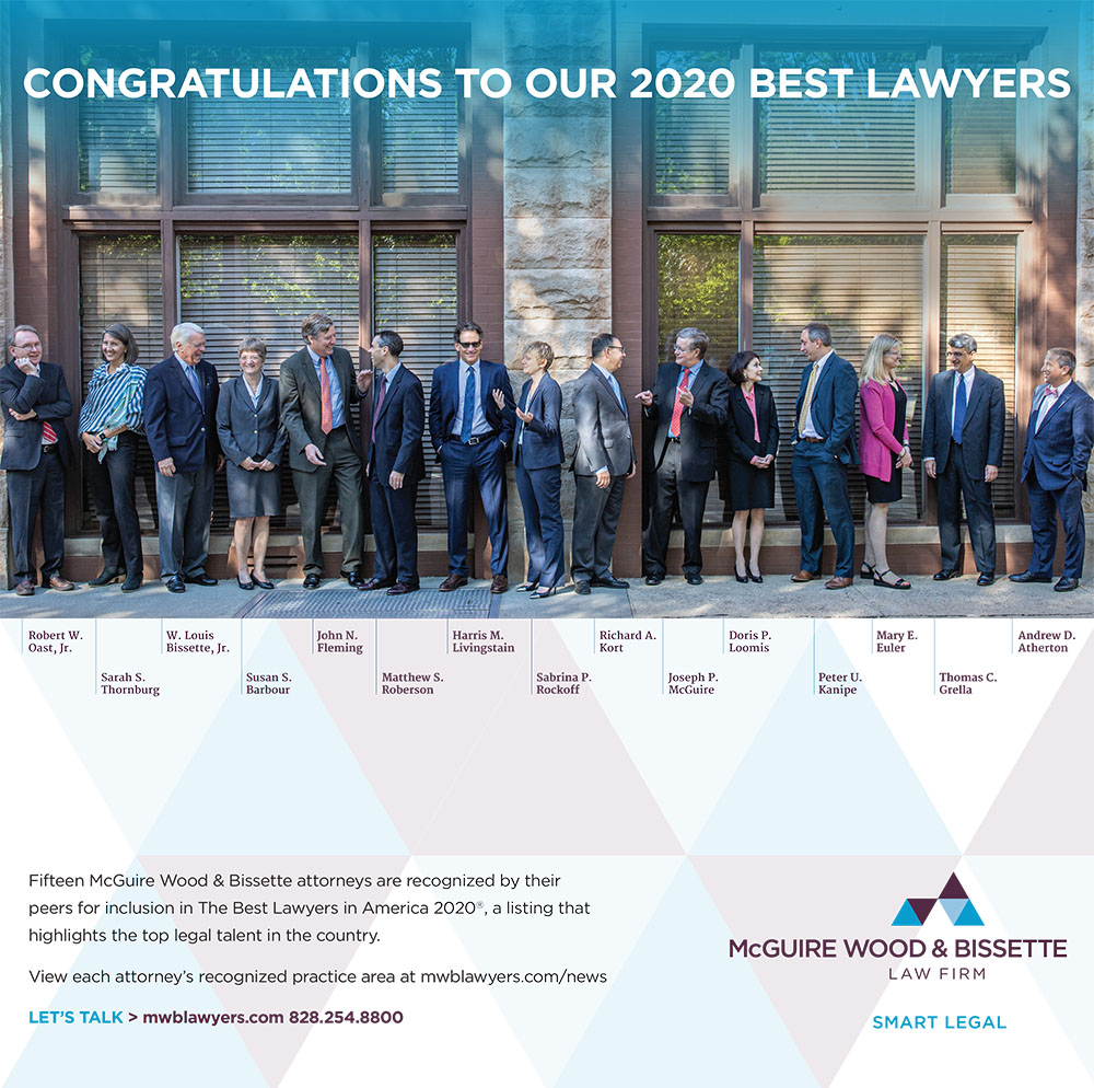 15 McGuire Wood & Bissette Attorneys Recognized as 2020 Best Lawyers in America. 