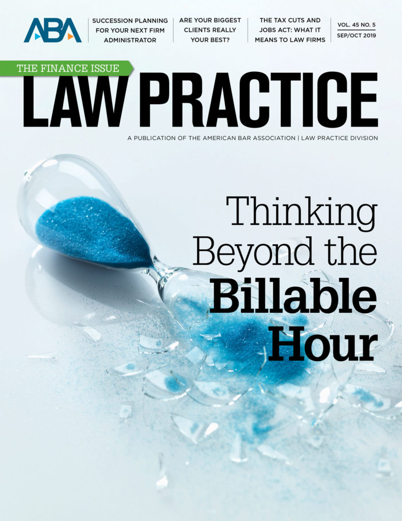 September/October 2019 Issue of Law Practice Magazine Innovation
