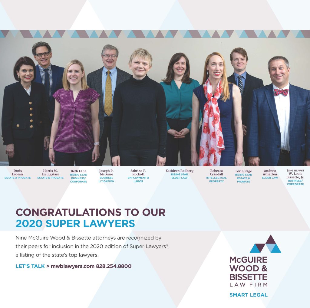 McGuire Wood & Bissette 2020 Super Lawyers