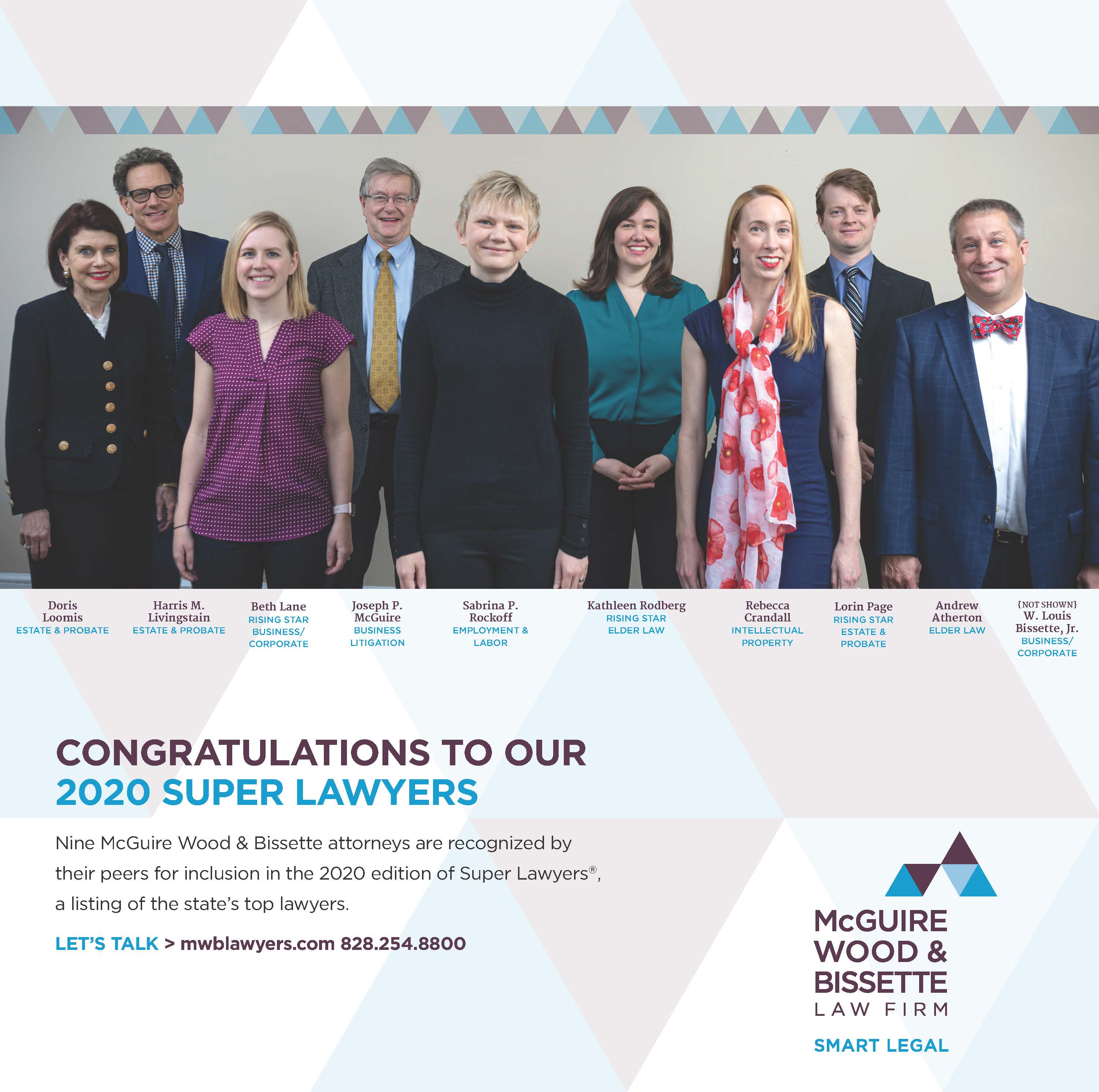 McGuire Wood & Bissette 2020 Super Lawyers