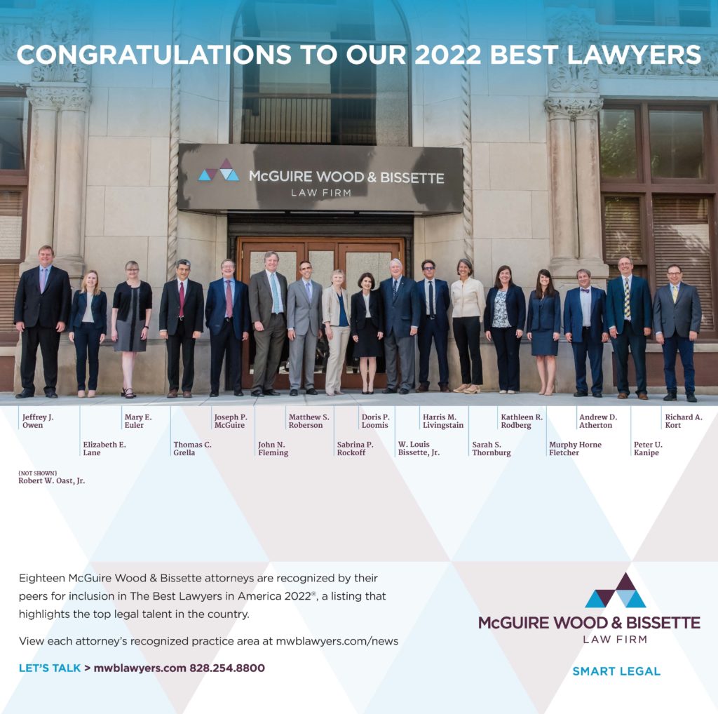 McGuire Wood & Bissette Best Lawyers 2022